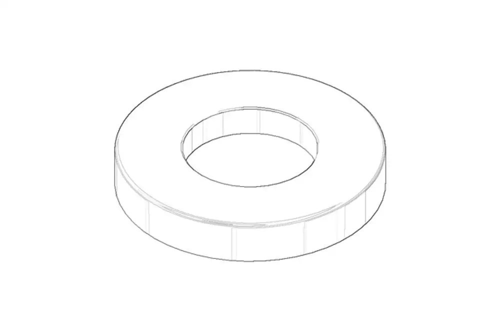 DORNBRACHT Rosette für Waschtisch-Dreilochbatterie ERSATZTEILE 092810140 D. 59 x D. 27,5 x 9 mm Chrom, 092810140-00 Galeriebild 1